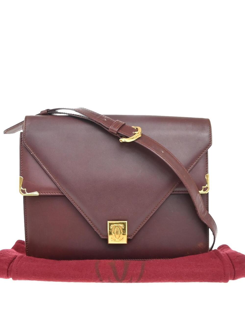 Must De Cartier 2C Logo Double Flap #257940C24B